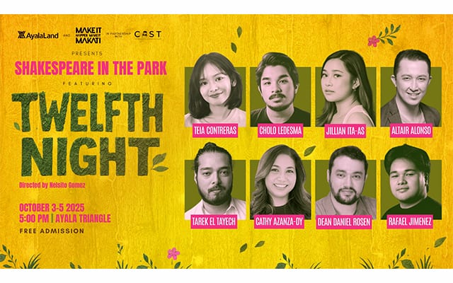 This one-weekend run features the talents of CAST PH. Photo from Facebook/ Make It Makati.